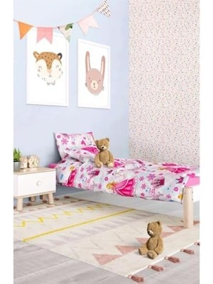 Aesco Prenses Genç Nevresim Takımı 160 * 220- Pembe