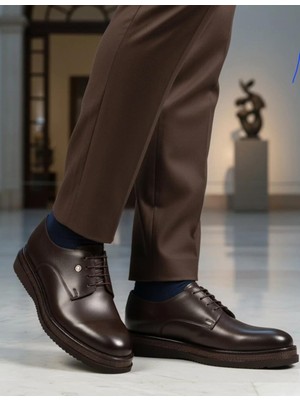 Bags Shoes Pierre Cardin PCE-361004 Erkek Hakiki Deri Eva Kalın Taban Busines Klasik Ayakkabı