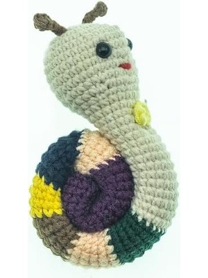 Aesco Renovon, Amigurumi Salyangoz Anahtarlık,birinci Sınıf Pamuk Ipten Tığ El Işçiliği ile Yapılmış,sevimli,sağlıklı, Peluş,elyaf Dolgu,yaratıcı,şık,sağlıklı Sevimli Figürler Çanta ve Vb Için Süs