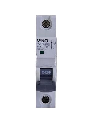 Aesco 6VTB-1B40 Otomatik Sigorta 6ka B Tipi 1 Kutup 40A