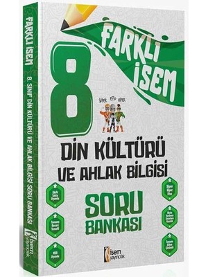 Aesco 2024 Farklı Isem 8. Sınıf Din Kültürü ve Ahlak Bilgisi Soru Bankası