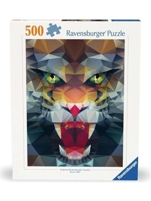 Aesco 500P Puzzle Köşeli Aslan, Yapboz