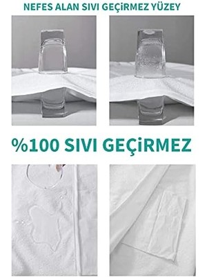 Aesco Suvay Micro Su Sıvı Geçirmez Alez Tek ve Çift Kişilik 9 Farklı Ebat Yatak Koruyucu Alez (90X190)