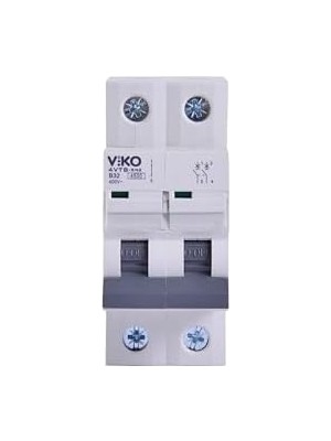 Aesco 4VTB-2B32 Otomatik Sigorta 4,5ka B Tipi 2 Kutup 32A
