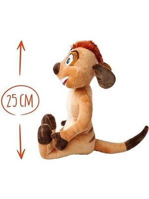 Aesco 6315870072NPB, Lion Timon Peluş Figürü, Özel ve Detaylı Tasarım, Dayanıklı Kumaş, 25 cm