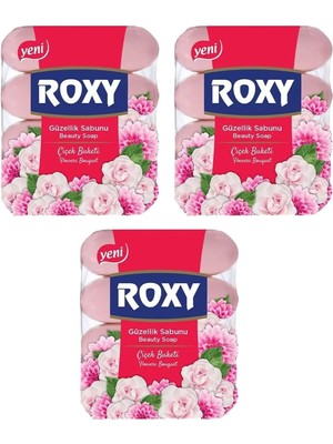 Aesco Roxy Güzellik Sabunu Gül 4X70 gr x 3 Adet