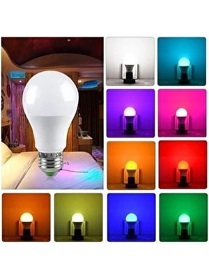  10 watt rgb ampul uzaktan kumandalı ambiyans aydınlatma