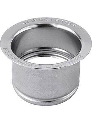 Aesco Insinkerator Flg-Sslg Derin Lavabo Flanşı, 3.5", Parlak Paslanmaz Çelik