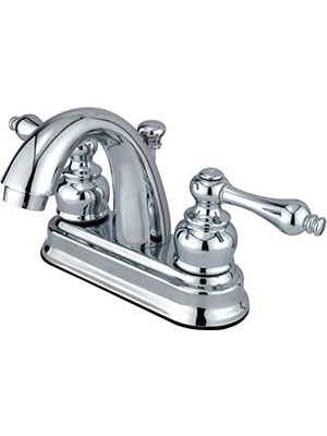 Aesco KB5611AL Restorasyon 10 cm Merkez Seti Tuvalet Musluğu, Cilalı Krom