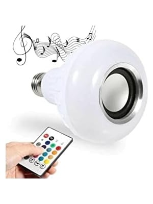 Aesco Music Bulb Bluetooth Hoparlör Akıllı LED Ampul Lamba