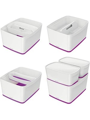 Aesco Mybox® Kapaklı Geniş Saklama Kutusu