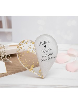 Tuncel Store Kişiye Özel Kalp 20 Adet Magnet Söz Nişan Kına Özel Gün Hediyelik