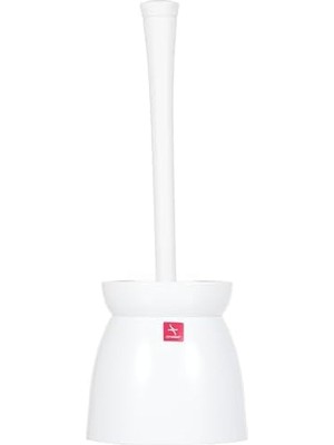 Aesco Duo Beyaz Gövde Sap Beyaz Tuvalet Fırçası M-E18-01-01