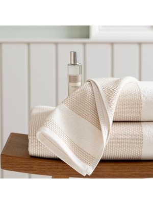 Aesco Albera Yüz Havlusu 50X90 Cm, Natural-Bej