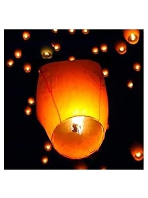 Aesco Gece Gökyüzü Dilek Feneri Dilek Balonu Büyük Uçan Romantik 3 Adet