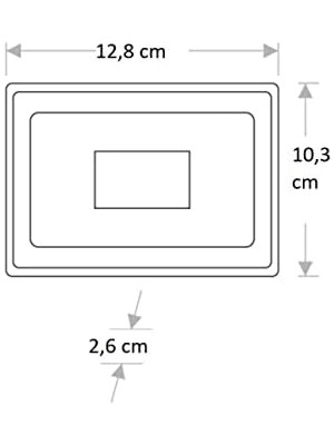 Aesco CT-4656 LED Projektör Smd 20W Slim, Beyaz