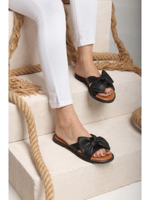 Majensia 131702 Deri Hakiki  Terlik