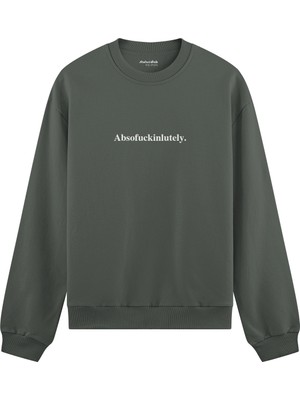 The Lucid Lab Absofuckinlutely Oversize Sweatshirt - Antrasit