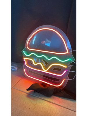 Hamburger Neon LED