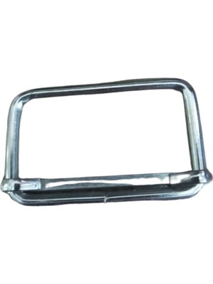 Akıllı Durak Çanta Tokası Sürgülü 5 cm Gümüş 5 Adet