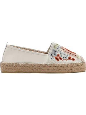Derimod Kadın Bej Desenli Espadril 26PFD205114