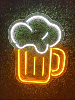 Neon LED Bardak Şekilli