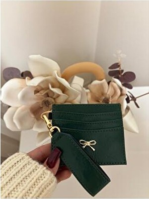 Laletto Parlak Suni Deri Yatay Kartlık Fiyonk Detaylı Şık Tasarım Hediye Seçeneği Küçük Boy