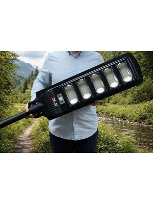 Dls 1000W Solar Güneş Enerjili LED Bahçe & Çevre Aydınlatma Lambası Profesyonel Dış Mekan 201-1000