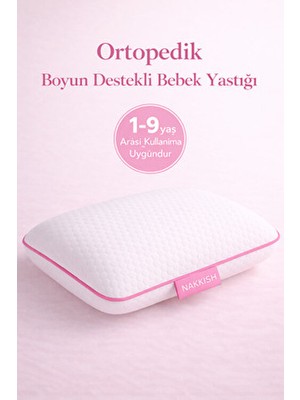 Nakkısh Ortopedik Bebek Yastığı Pembe