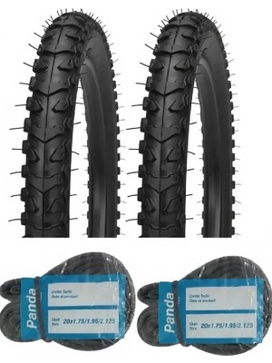 Hk Diamond 20 Jant 20X1.95 Bisiklet Dış Lastiği Mb7 (Vesper) x 2 Adet + Panda Iç Lastik Seti (2026)