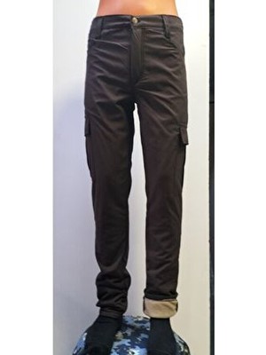 Beyzdenim Power Likran Bekçi ve Normal Giyim Kargo Pantolon(Polarlı) Gabardin (Kot) Pamuk