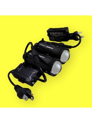 Fortico H4 Mercekli LED Zenon Prime 60W Güç 23.000 Lümen 5800K ışık LED Zenon Şimşek Etkili 12-24V Uzun Ömürlü Güçlü Çizgisel Odak