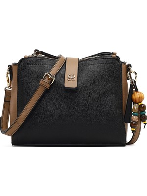 Derimod Kadın Siyah Uzun Askılı Çapraz Çanta 26PBD245718