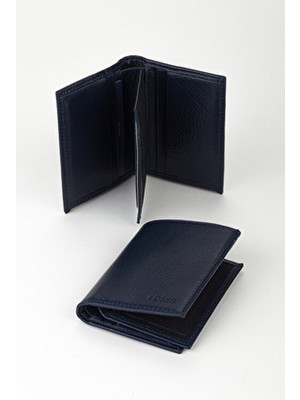 Fossil Kutulu Hakiki Deri Küçük Boy Dikey El Portföyü Cüzdan