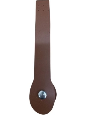 Akıllı Durak Derili Çanta Çıtçıtı Taba