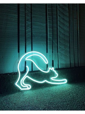 Balon Köpek Neon LED Aydınlatma Gece Lambası Işıklı Duvar Dekor