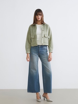 Lc Waikiki Yeni Sezon Wideleg Kadın Jean Pantolon