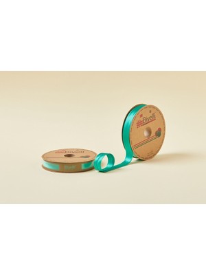 Akıllı Durak Biye Saten Katlı 085 Koyu Yeşili 2 cm 25 Metre %100 Polyester