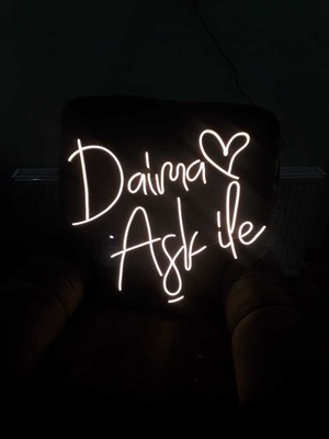 NEON LED KAYSERİ Daima Aşk ile Neon Tabela