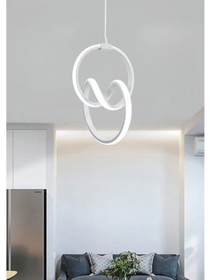 Ronisu Aydınlatma Zen Sarkıt LED Avize - Oturma Odası, Salon, Mutfak Uyumlu Ledli Avize