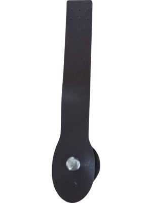 Akıllı Durak Derili Çanta Çıtçıtı Kahverengi