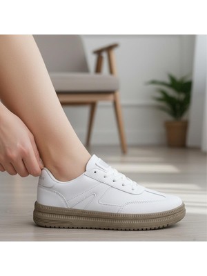 Ispartalılar 510 Hazır Taban Unisex Spor Ayakkabı Bağcıklı Rahat Sneaker Erkek Kadın Spor Ayakkabı