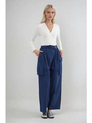 Lijuri Kemer Detaylı Kargo Cepli Pantolon    0122