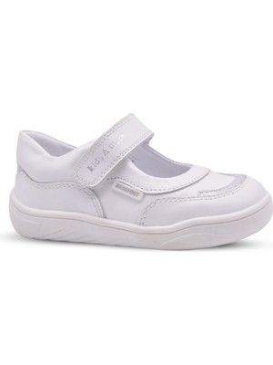 Kids A More Liza Kız Çocuk Hakiki Deri Barefoot Özellikli Beyaz Renk Günlük Ayakkabı
