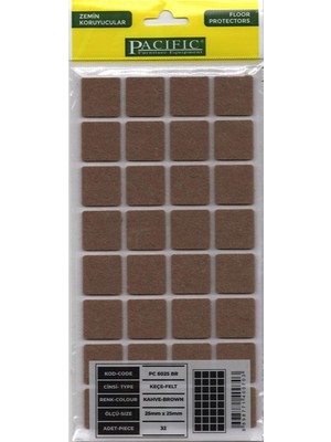 mobilyap Pacific Yapışkanlı Mobilya Masa Sandalye Parke Zemin Ayak Koruyucu Kaydırmaz Keçesi 1.kalite