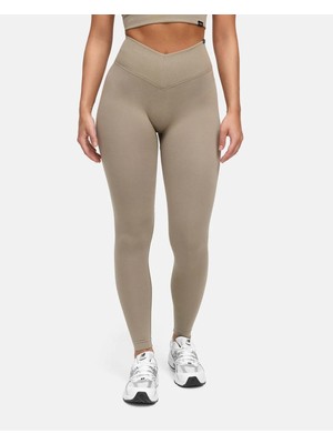 Oace Seamless  Büzgülü Tayt - Bej