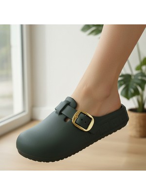 Ispartalılar 303 Rahat Ortopedik Taban Günlük Kadın Terlik Önü Kapalı Eva Kadın Terlik