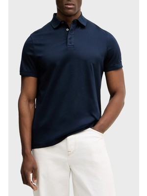 Tommy Hilfiger Pamuklu Regular Fit Düğmeli Polo Yaka T Shirt Erkek Polo Yaka T Shirt MW0MW41611 C1G
