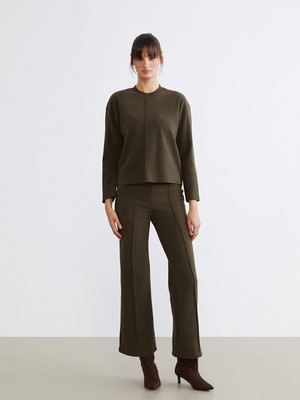 Lc Waikiki Yeni Sezon Beli Lastikli Kadın Triko Pantolon