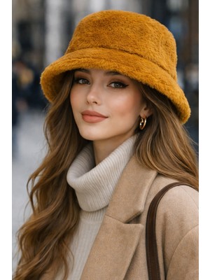 Modex Yumuşak Doku Peluş Bucket Şapka